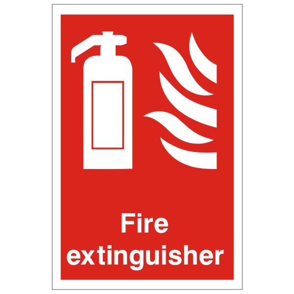 Fire Extinguisher Sign Rigid 200mm x 300mm
